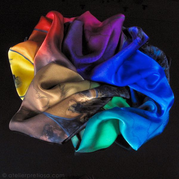 Sjaal regenboog 14