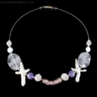 Ketting met amethyst en parels 7
