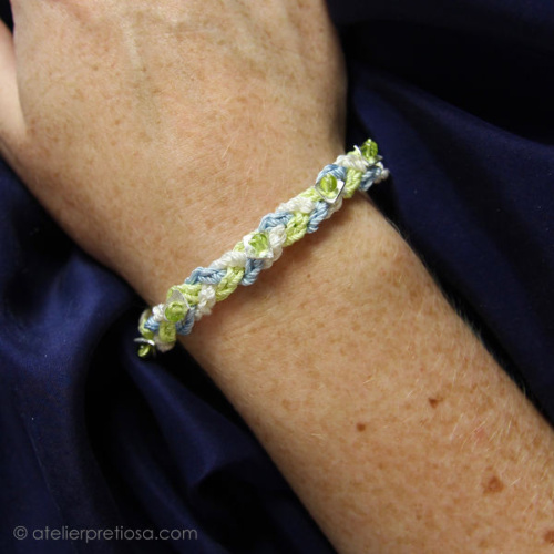 Armband met lentegroene peridoot