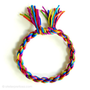 Armband parelgaren regenboog - Afbeelding 4