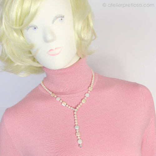 Parelketting met clip (2)