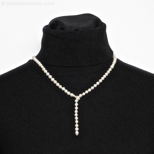 Parelketting met clip (1)