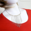 Ketting met een zilveren waterval (6)