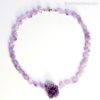 Ketting van ruwe amethyst (1)